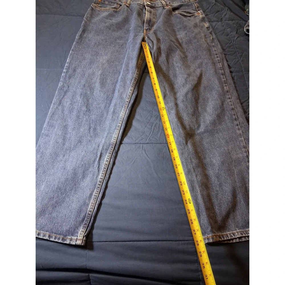 Levis 550 Relaxed Fit Tapered Leg Blue Denim Jeans Mens 36x30 00550-4686‎